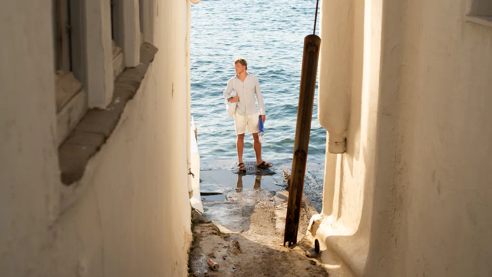 a street to the ocean